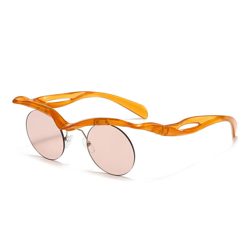 Damen modische Sonnenbrille mit innovativem Rahmen Karnz
