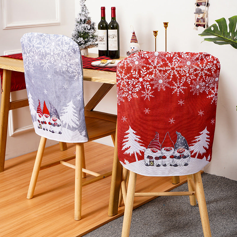 Festliche Stuhlüberzüge mit Weihnachtsmotiven Karnz