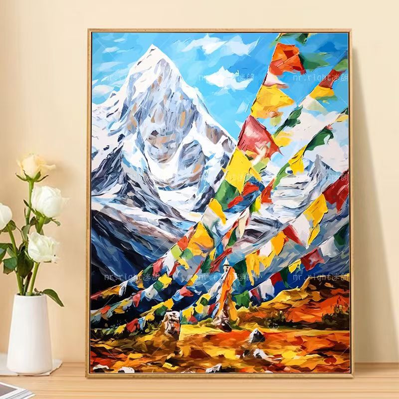 Berglandschaft Leinwanddruck Karnz