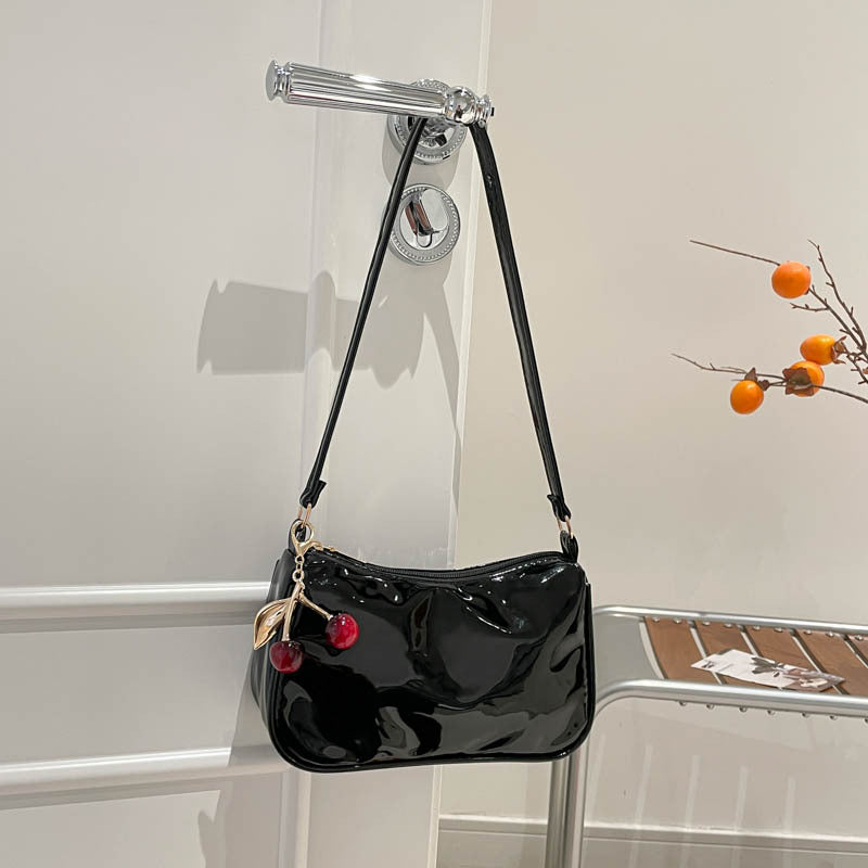 WoGlossy Texturiertes Handheld Crossbody Bag Karnz