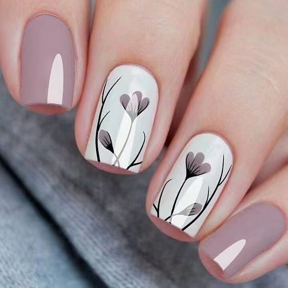 Floral Art Press-On Nail Set Karnz