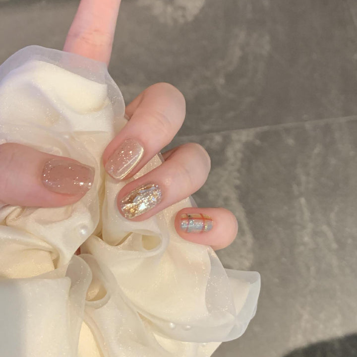 Kreative Glitzer Nagelspitzen Karnz