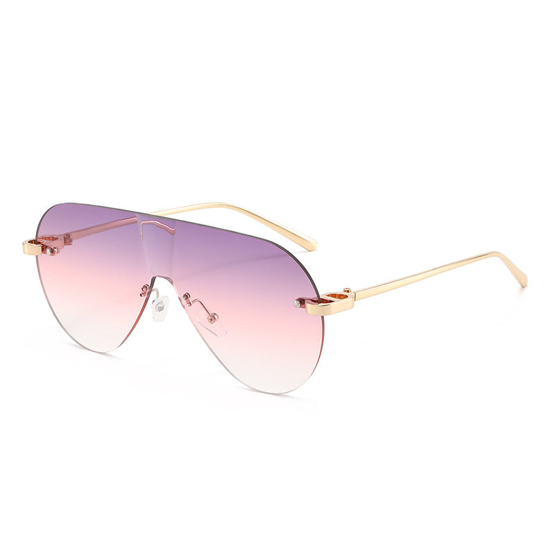 Damen Oversized Sonnenbrille im modernen Aviator-Stil Karnz