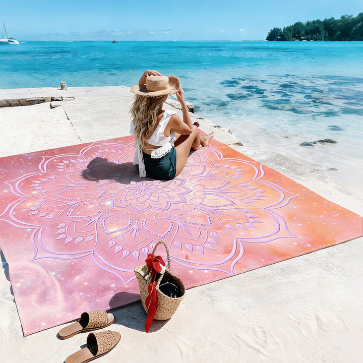 Mandala Design Strandmatte Karnz