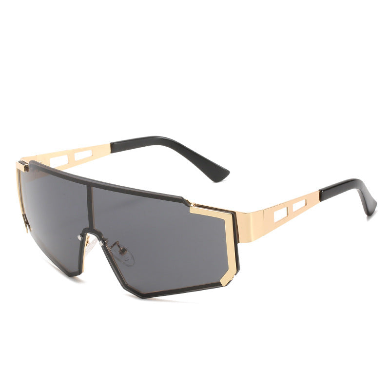 Damen Oversized Sportliche Sonnenbrille mit modernem Rahmen Karnz