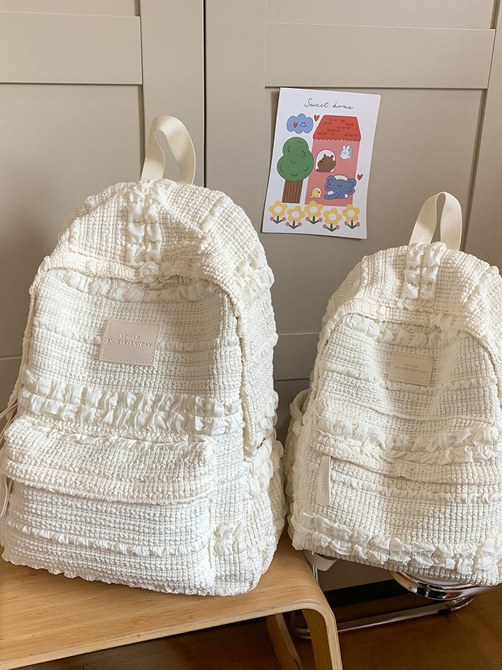 Stylische strukturierte Alltag-Rucksack