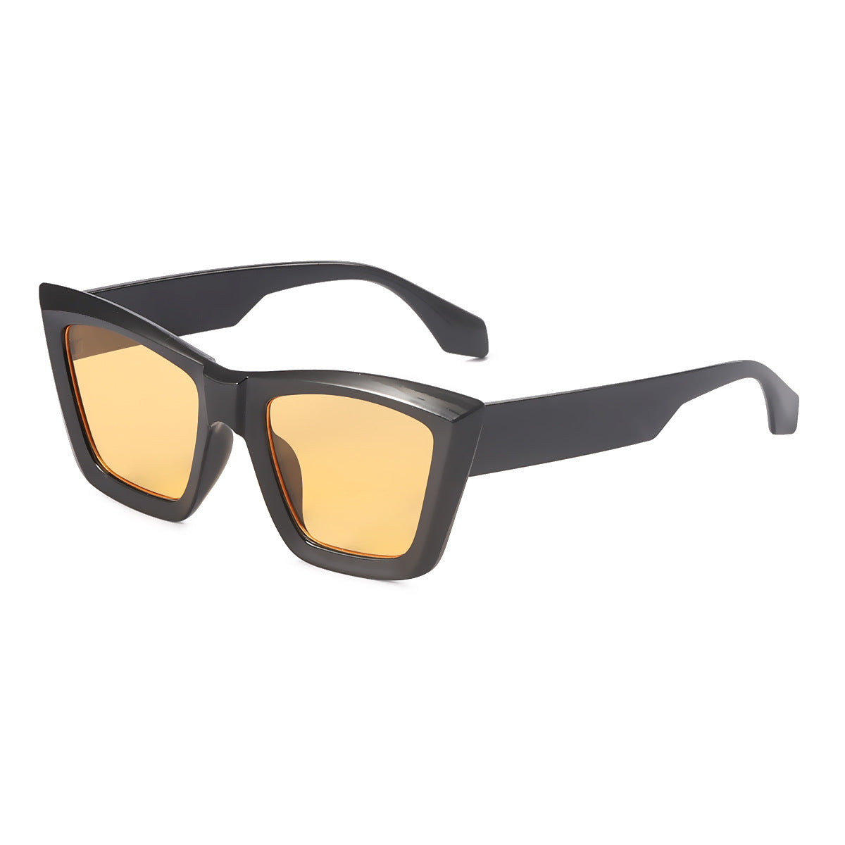 Damen Modische Sonnenbrille mit auffälligem Kantenrahmen und stilvollen Gläsern Karnz
