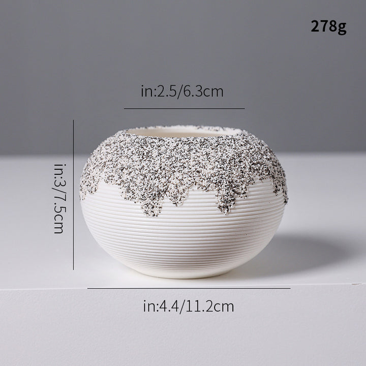 Strukturierte dekorative Keramik