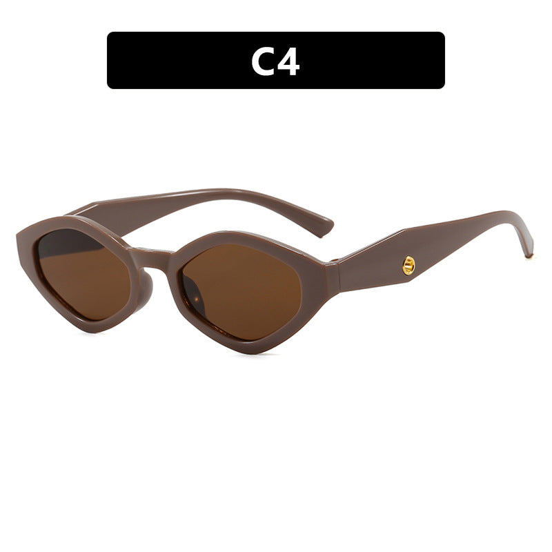 Damen modische Sonnenbrille im markanten Schmetterlingsdesign Karnz