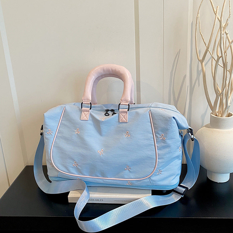 Bestickte Reise-Wochenendtasche