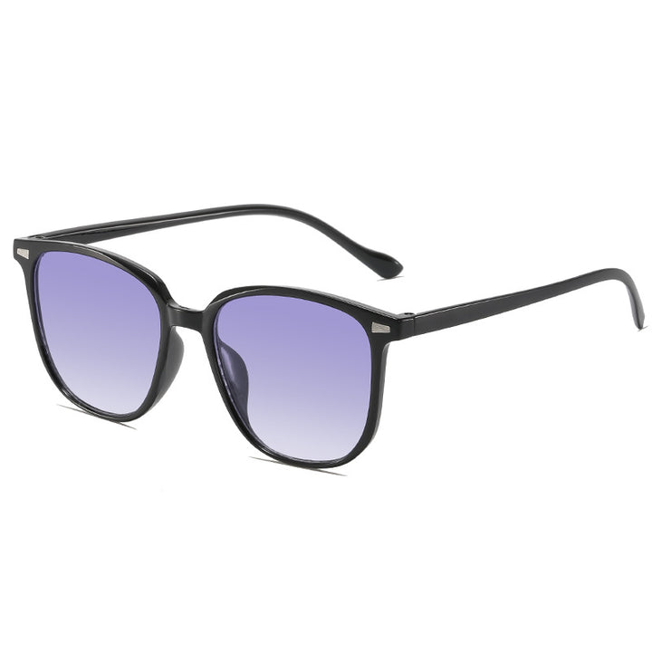 Stilvolle breite Fassung Brille Karnz