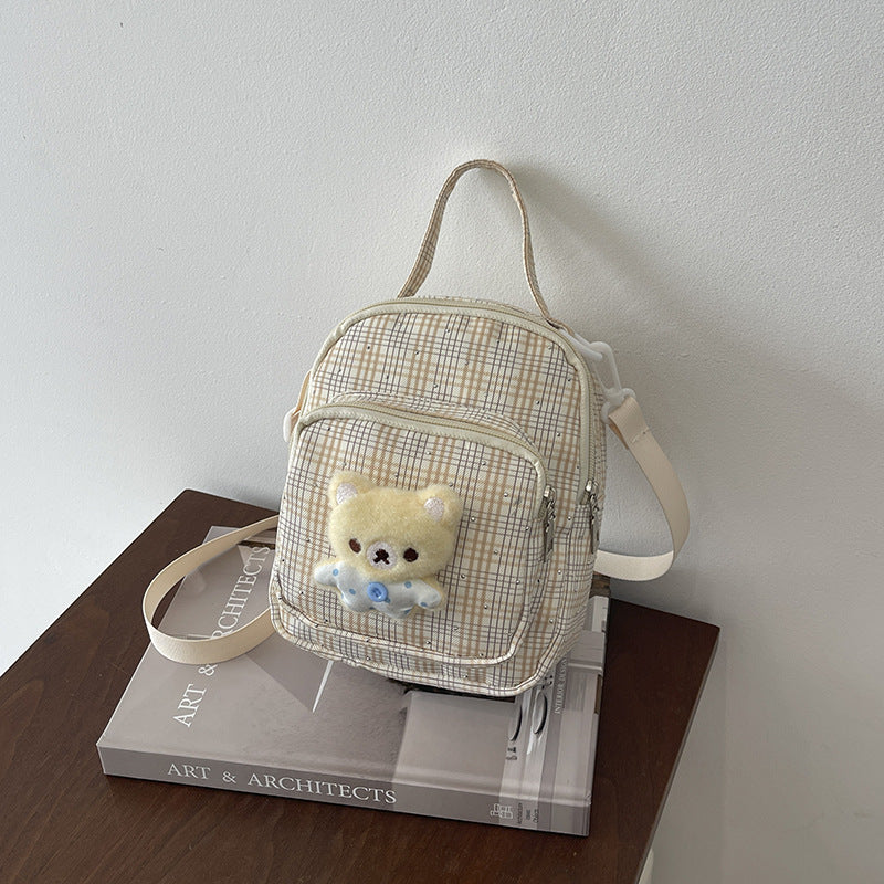Niedlicher Plüsch-Tier-Themen-Mini-Rucksack