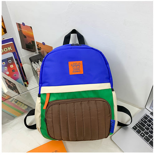 Farbe-Block Lässiger Rucksack Karnz