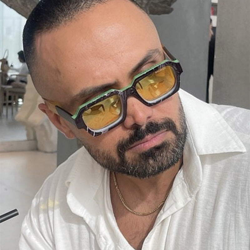 Damen stilvolle quadratische Sonnenbrille mit innovativem Design Karnz