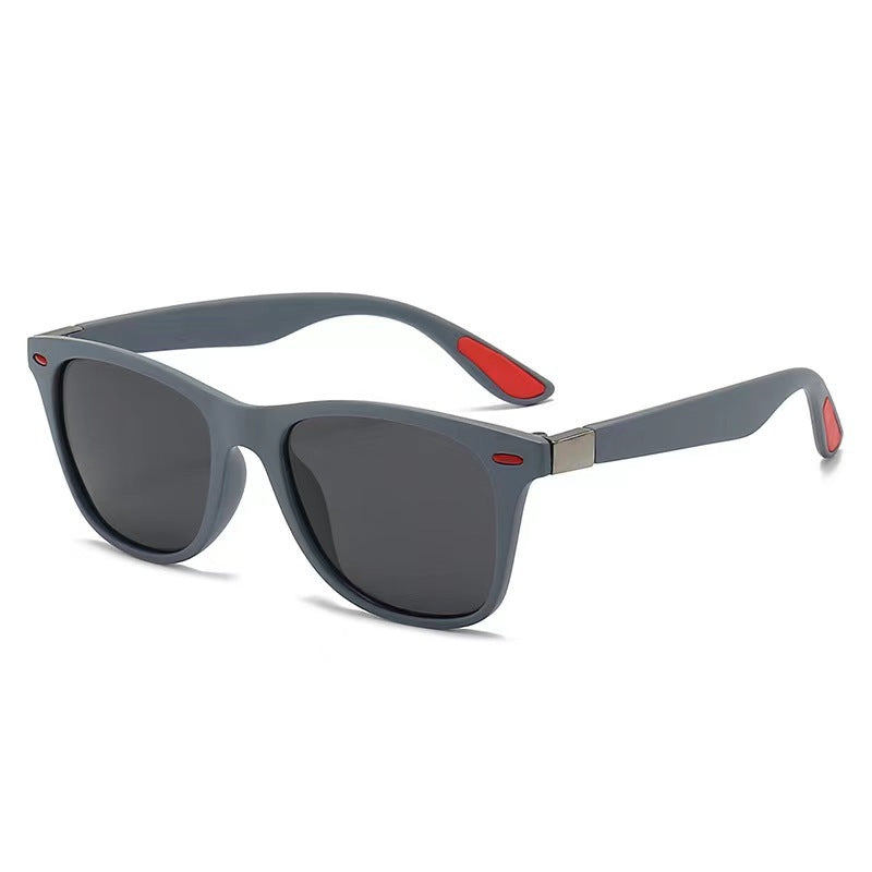 Damen stilvolle Retro-Sonnenbrille mit robustem Gestell Karnz