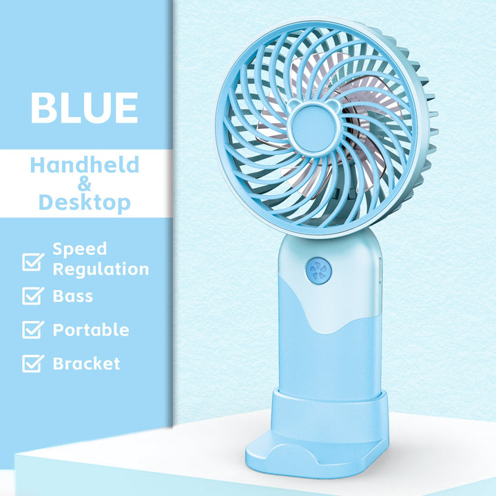 Damen Tragbarer Handventilator mit höhenverstellbarem Ständer Karnz