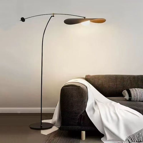 Bogene Bodenlampe