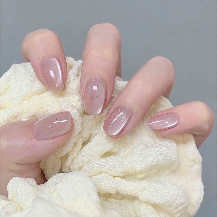 Glänzendes Ombre Nagelkunst Set