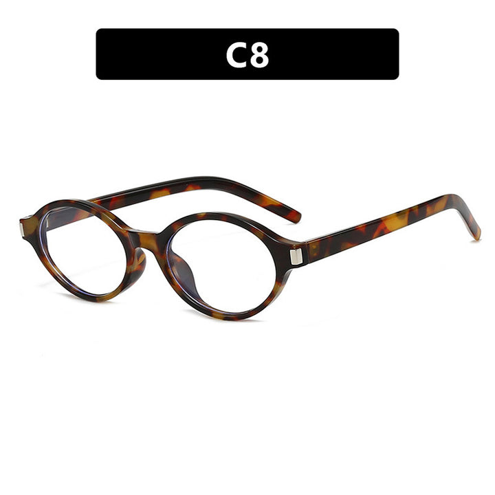 Damen elegante runde Sonnenbrille mit modernem Rahmen Karnz