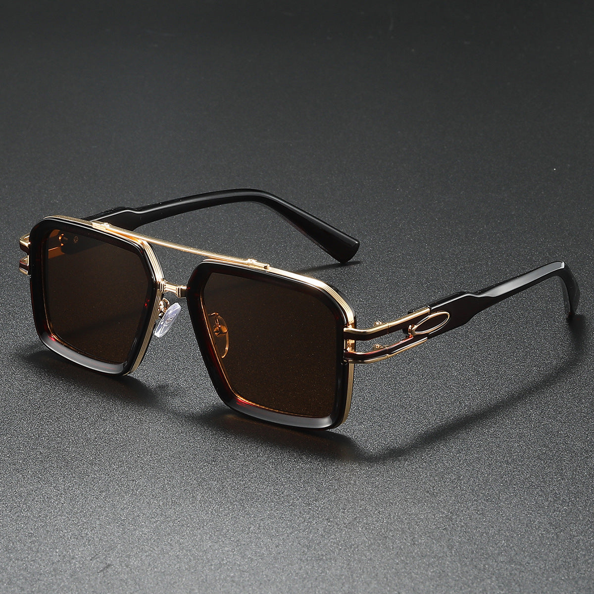 Damen modische Sonnenbrille im modernen kantigen Design Karnz