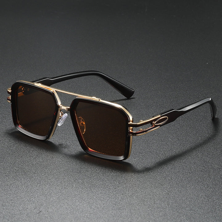 Damen modische Sonnenbrille im modernen kantigen Design Karnz