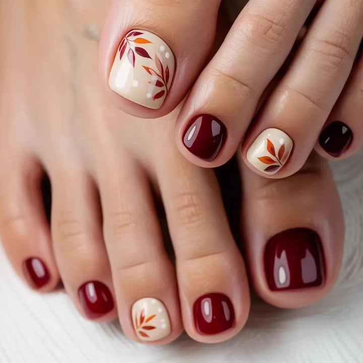 Elegante Fußnagelkunst Karnz