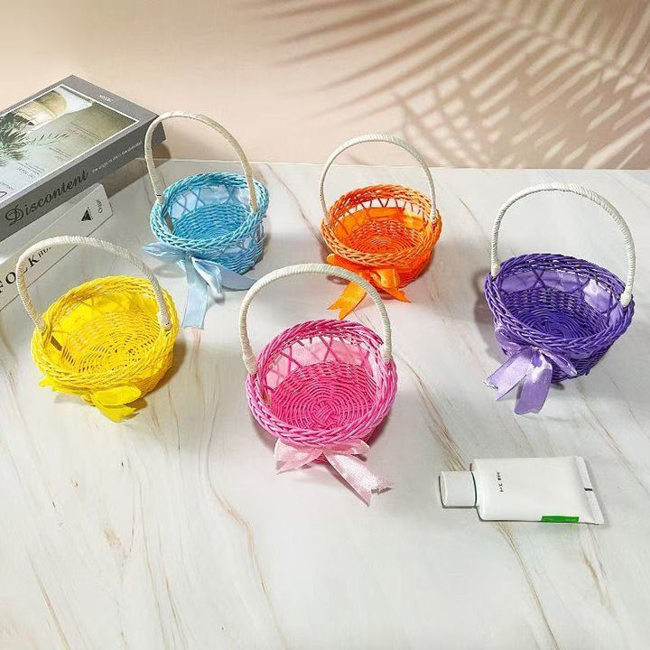 Dekorative handgewebte Geschenkkorb Karnz