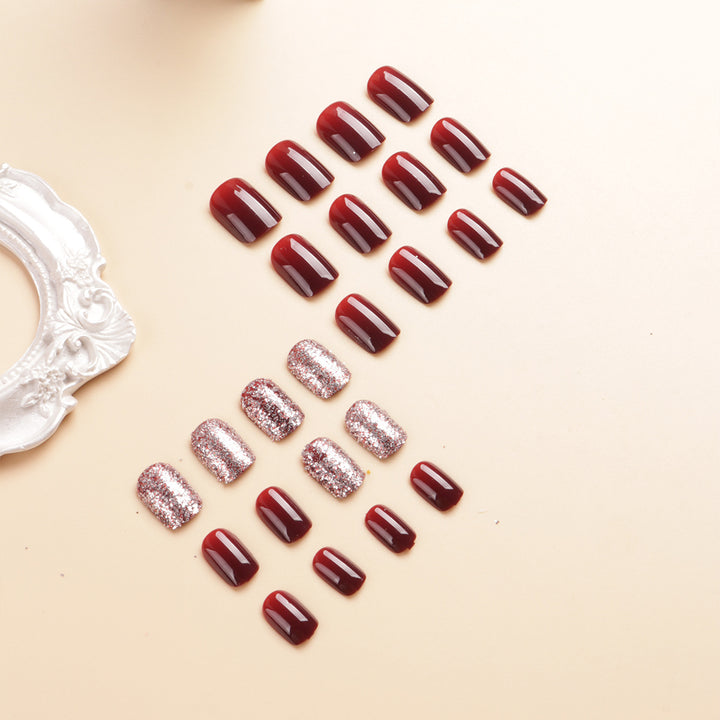 Glänzender Gel Press-On Nagel Set Karnz
