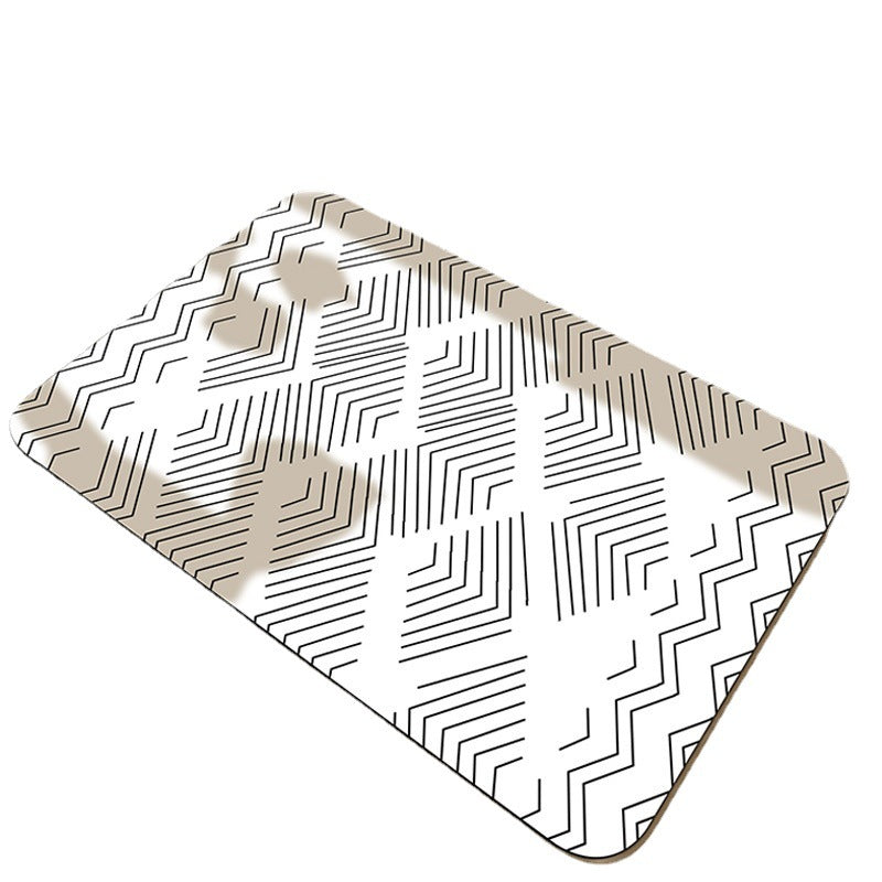 Stilvolle geometrische Muster Komfortmatte