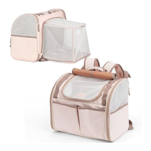 Haustier-Rucktasche mit Ergonomischem Tragesystem und Atmungsaktiven Netzeinsätzen Karnz