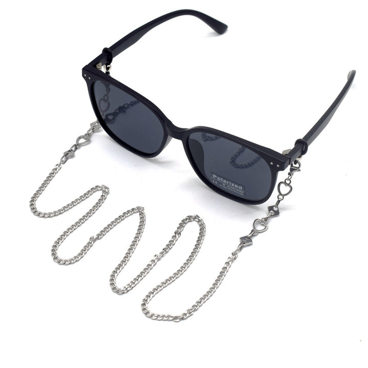Stylische Metall-Link-Brillekette Karnz