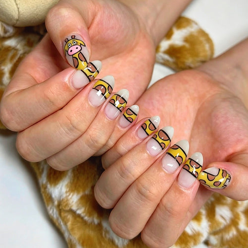 Kreatives Kunstnagelset mit Tier-Design Karnz