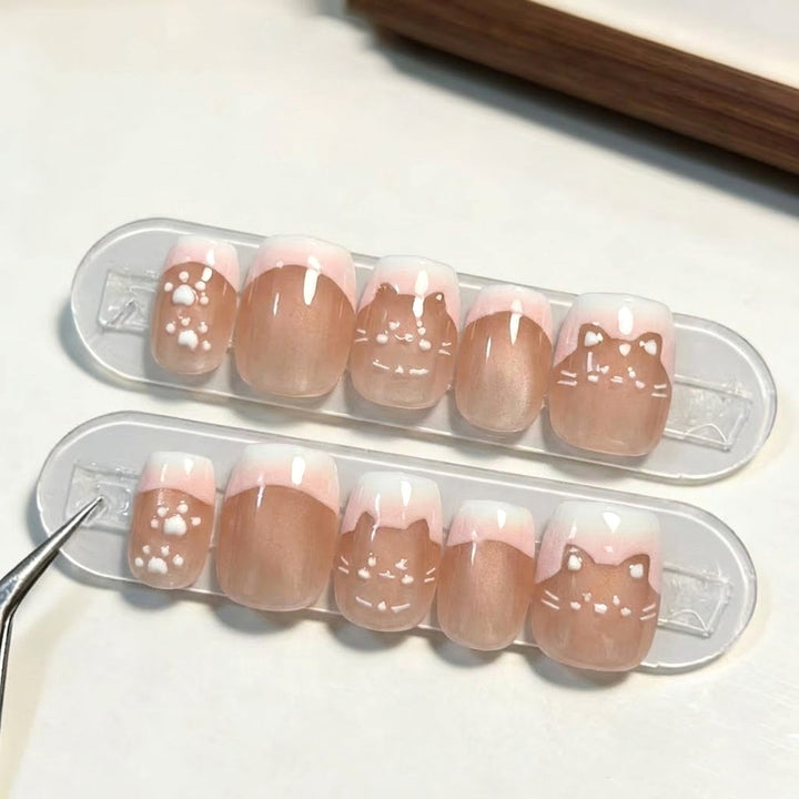 Künstlerisches Gel Nageldesign Karnz