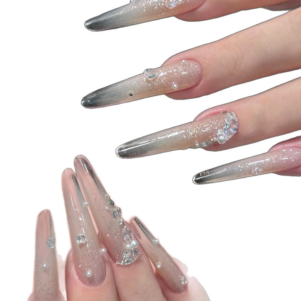 Dekorative Glitzer-Stiletto Drucknägel