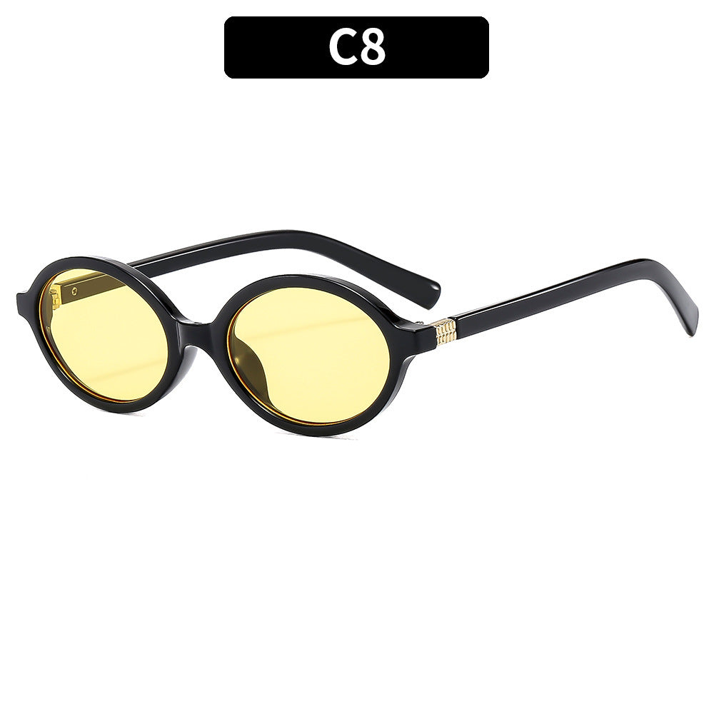 Elegante vintage-inspirierte runde Sonnenbrille Karnz
