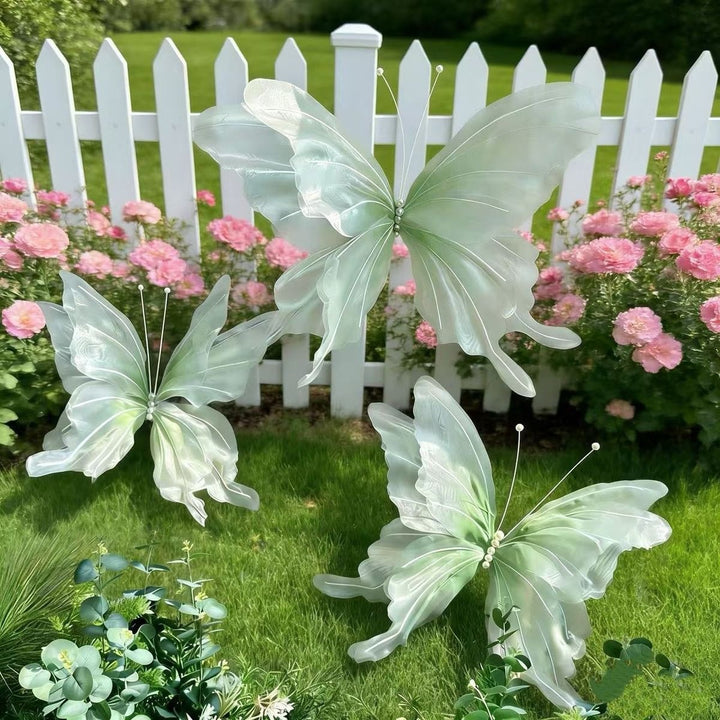 Dekorative Schmetterlingsgartenkunst