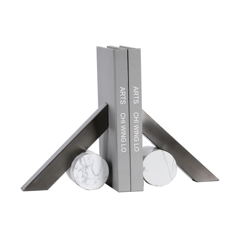 Moderne Geometrische Metall Buchstützen