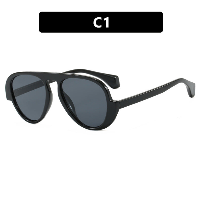Damen Sonnenbrille mit einzigartigem Retro-Rahmen und UV-Schutz Karnz