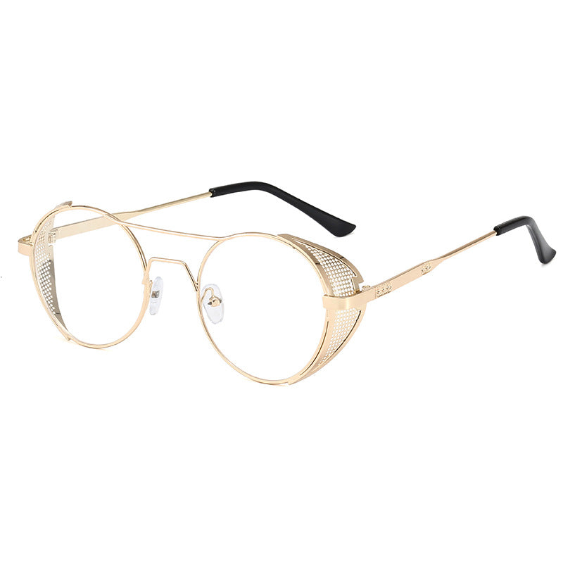 Damen Modische Metallfassung Brille Karnz