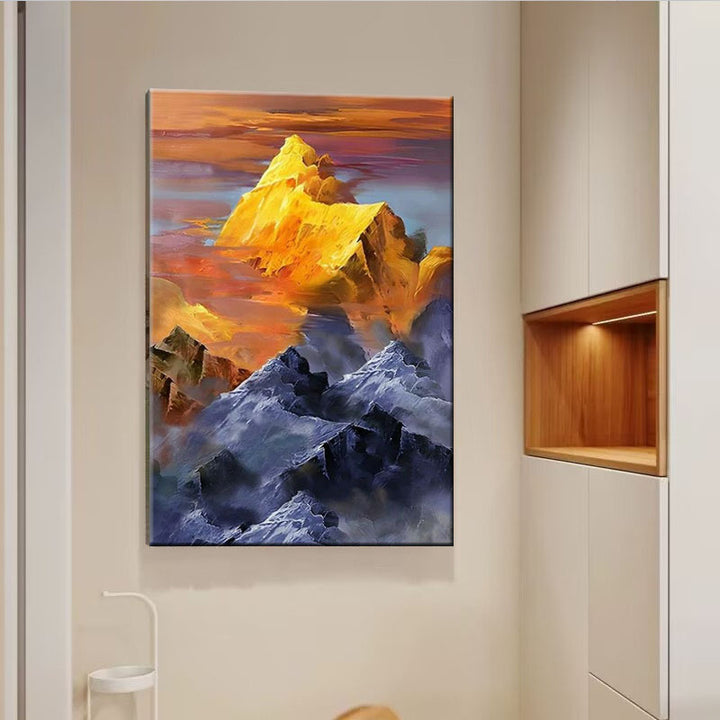 Abstrakte Berglandschaft Leinwandkunst