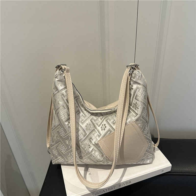 Stylische geometrische Muster Schultertasche Karnz