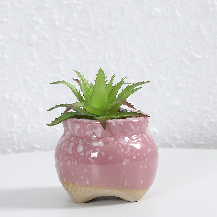 Zeitgenössische Kurvenkeramische Vase Karnz