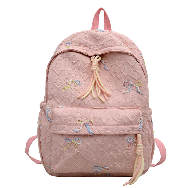 Kreativer Rucksack mit Schleifenmuster Karnz