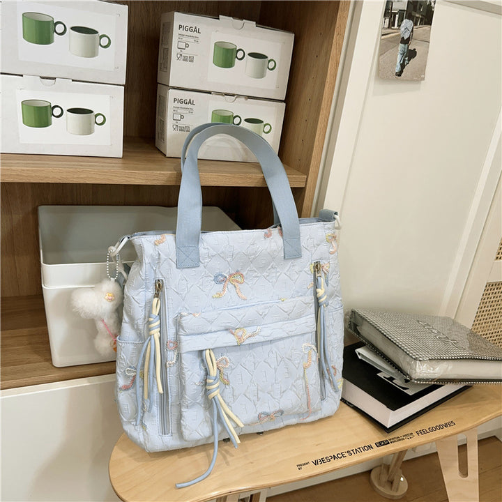 Gepolsterter Rucksack mit Schleifen-Detail Karnz