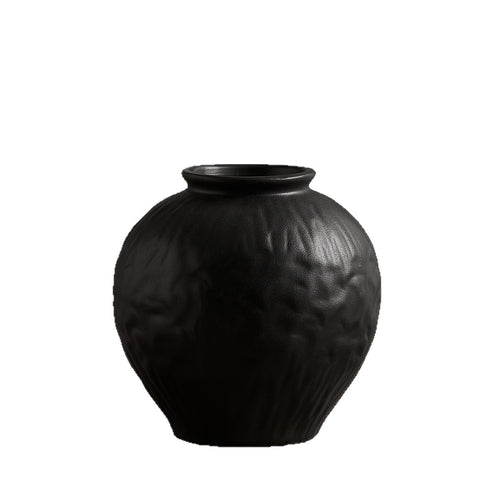 Elegante Keramikvase mit Struktur Karnz