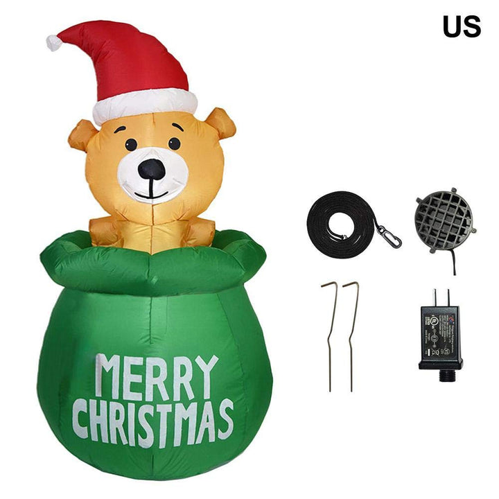Aufblasbare Weihnachtsbären-Dekoration