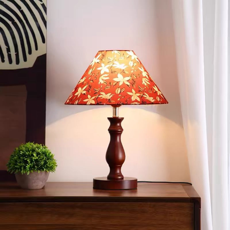 Künstlerische florale Akzent Tischlampe