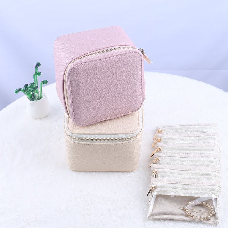 Kosmetik-Organizer Handtasche mit Transparenten Fächern Karnz