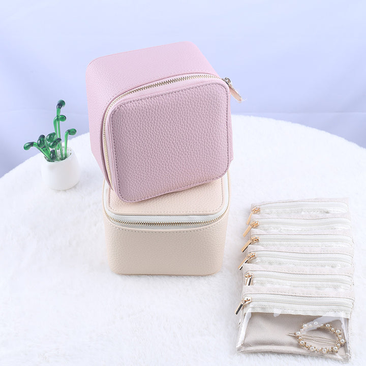 Kosmetik-Organizer Handtasche mit Transparenten Fächern Karnz