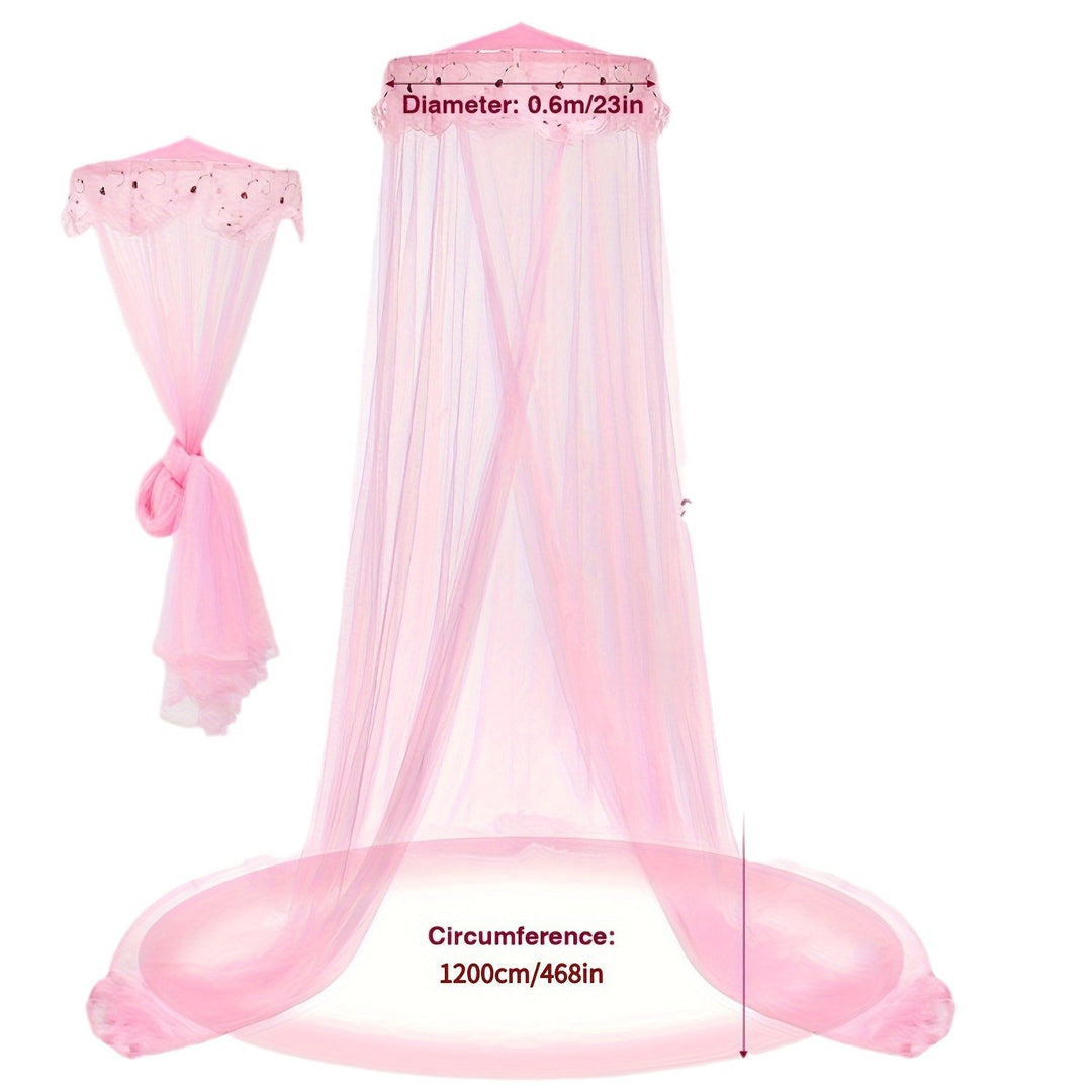 Elegantes Moskitonetz für Himmelbett Karnz
